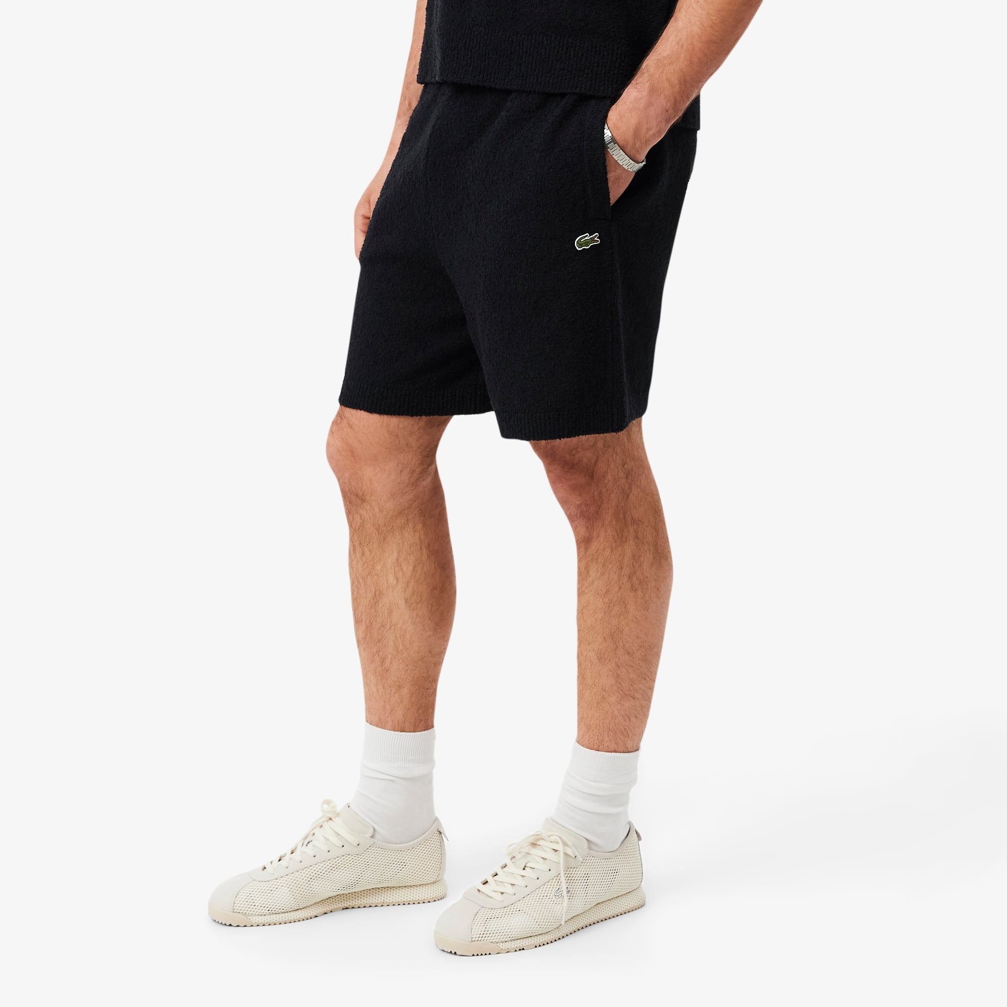 Bouclé Knit Shorts