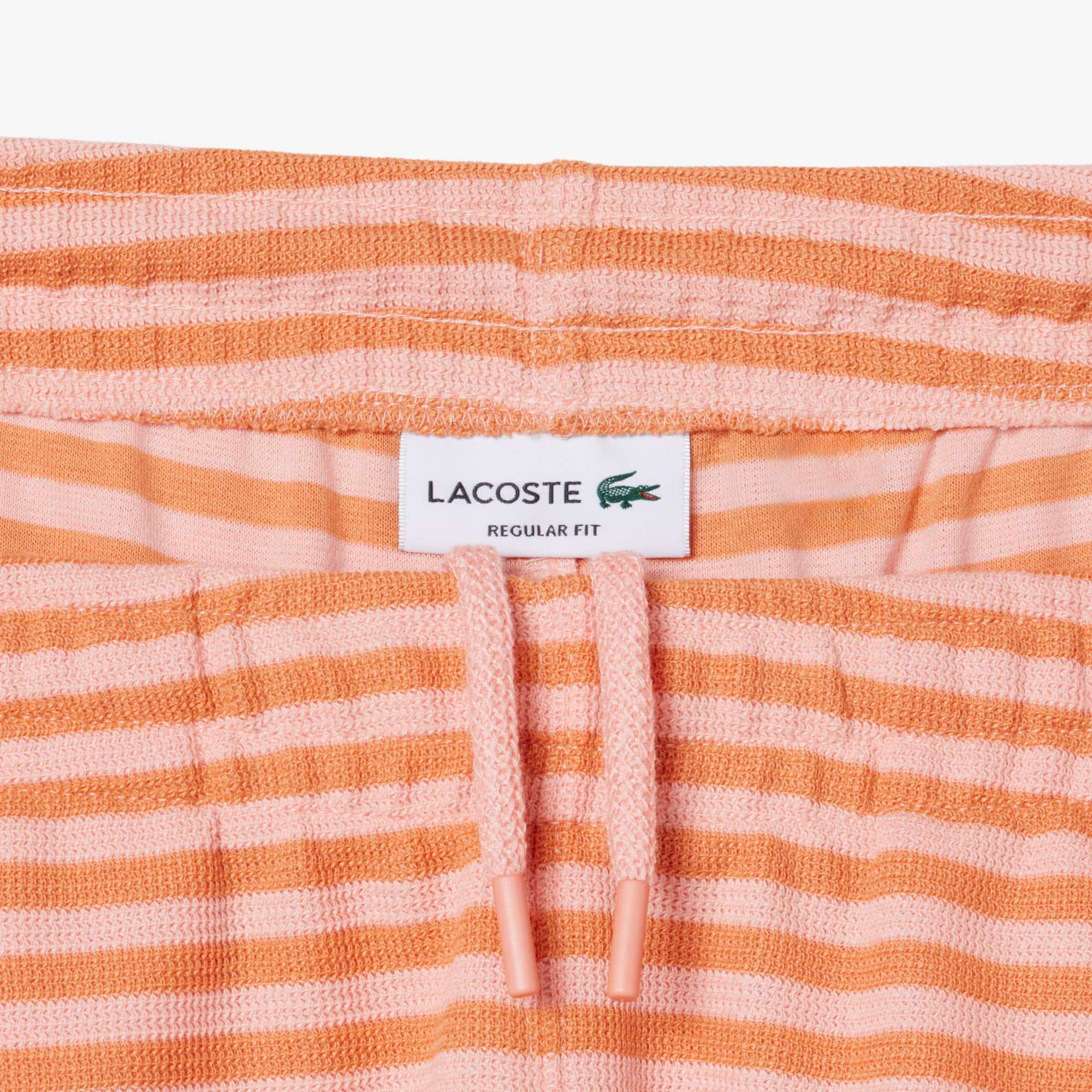 Regular Fit Striped Cotton Shorts
