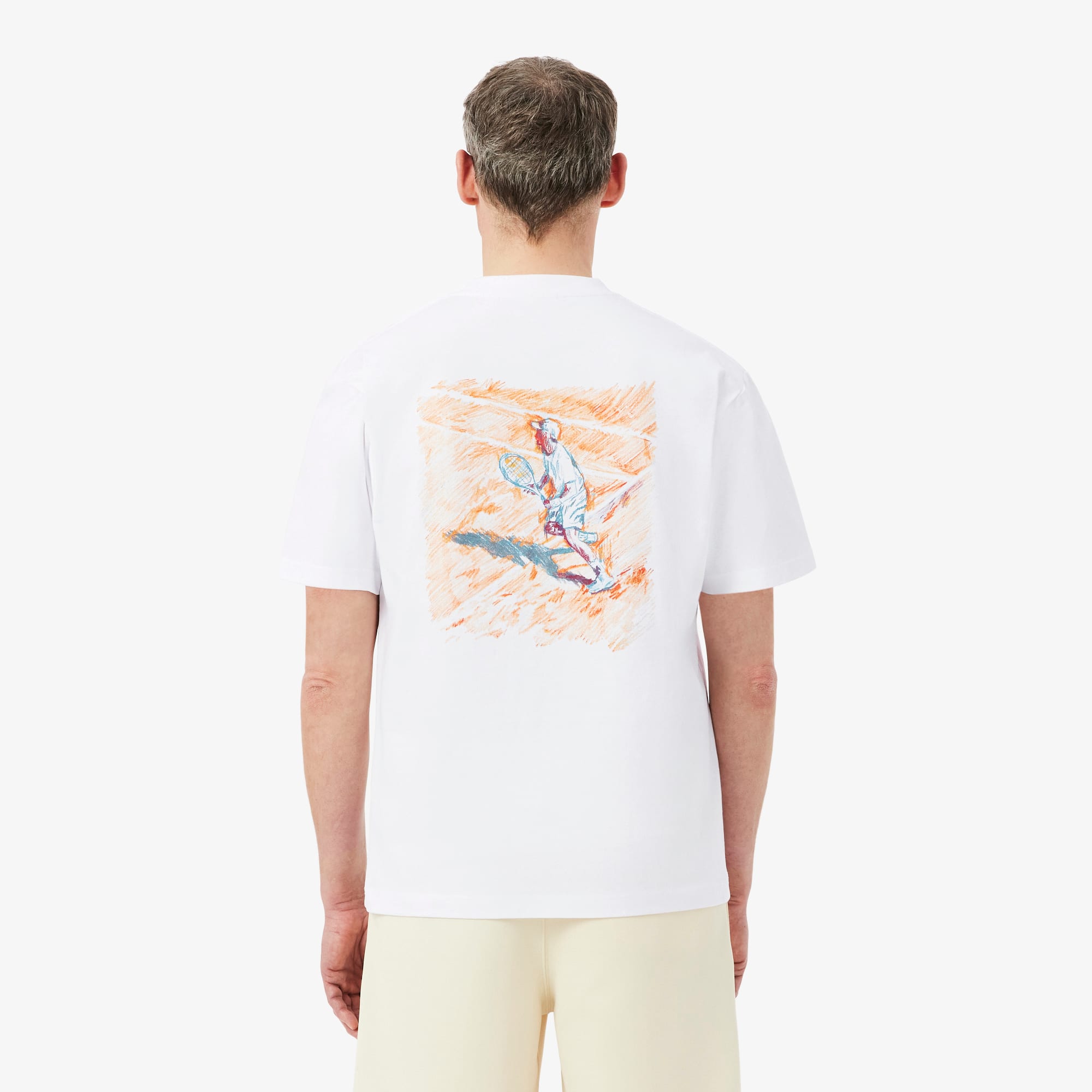 Relaxed Fit Printed Cotton T-Shirt - Men's Collection - New In