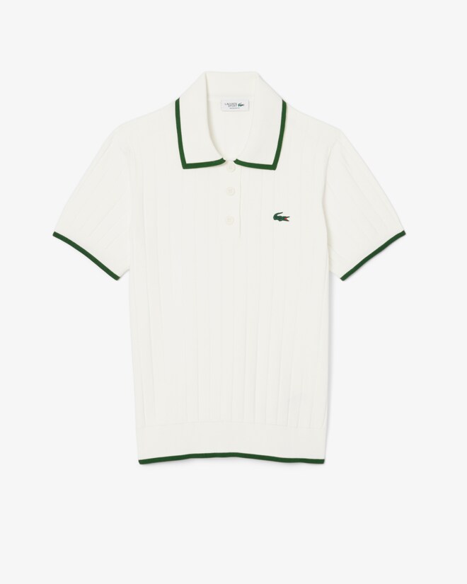 Women's Short Sleeve Polo Collar Golf Sweater