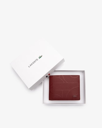Chantaco Small Graphic Piqu&eacute; Leather Wallet