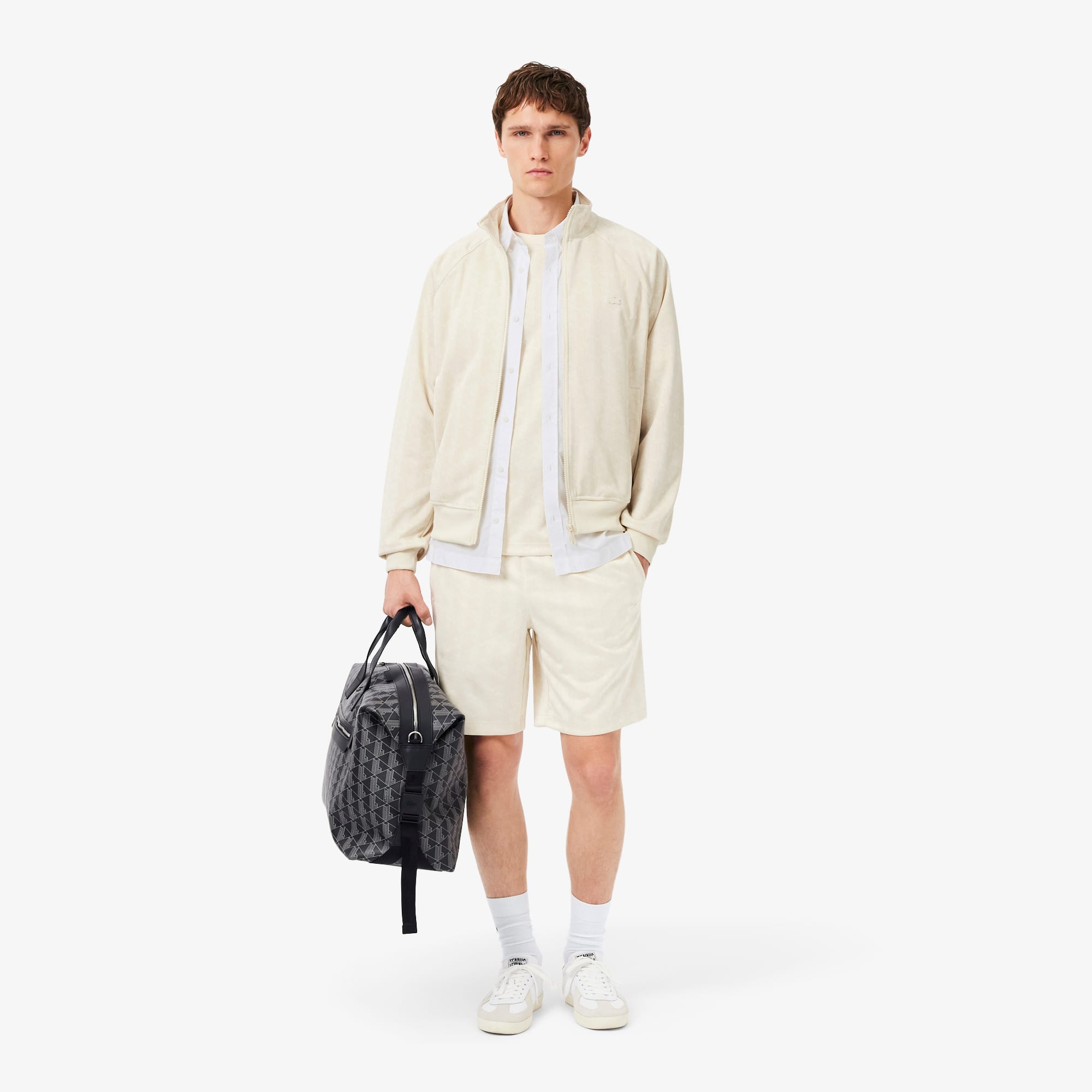 Regular Fit Monogram Jacquard Shorts - Shorts & Swim - New In 2026