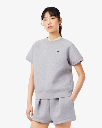 Sweatshirt manches courtes regular fit