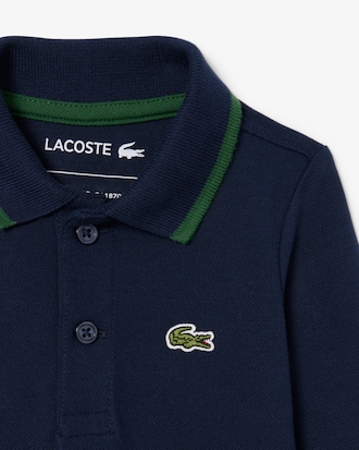 Infants’ Long Sleeve Piqué Onesie