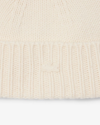 Women's 3D Rib Knit Wool Beanie