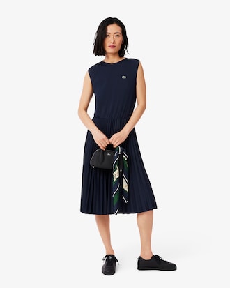 Women's Sleeveless Pleated Dress