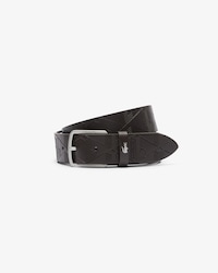 Ceinture en cuir monogramme
