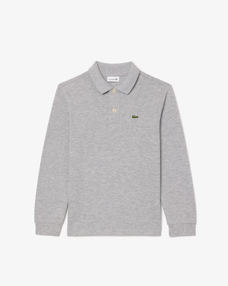 Kids' Long Sleeve Petit Piqué Polo