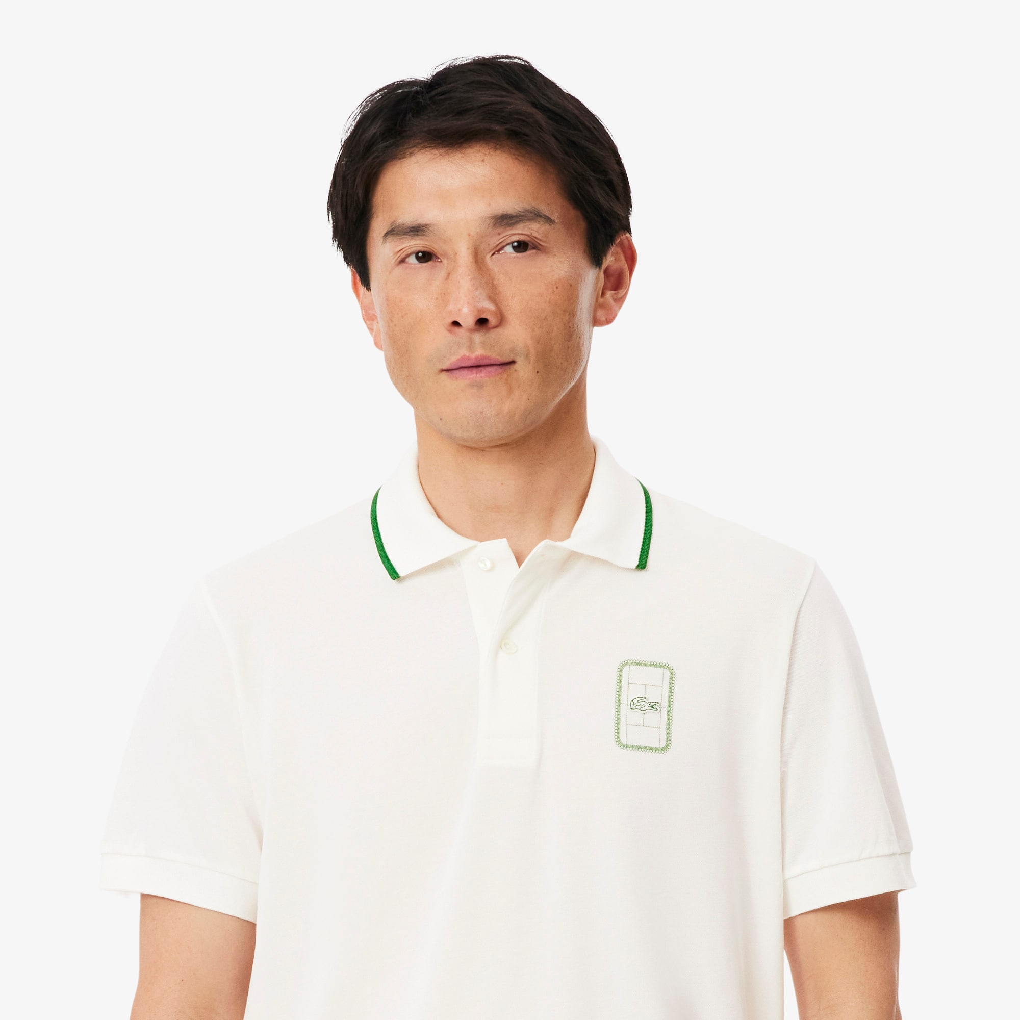 Classic Fit Printed Piqué Polo Shirt