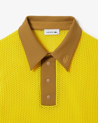 Men's Lacoste Fashion Show Edition Mesh Polo
