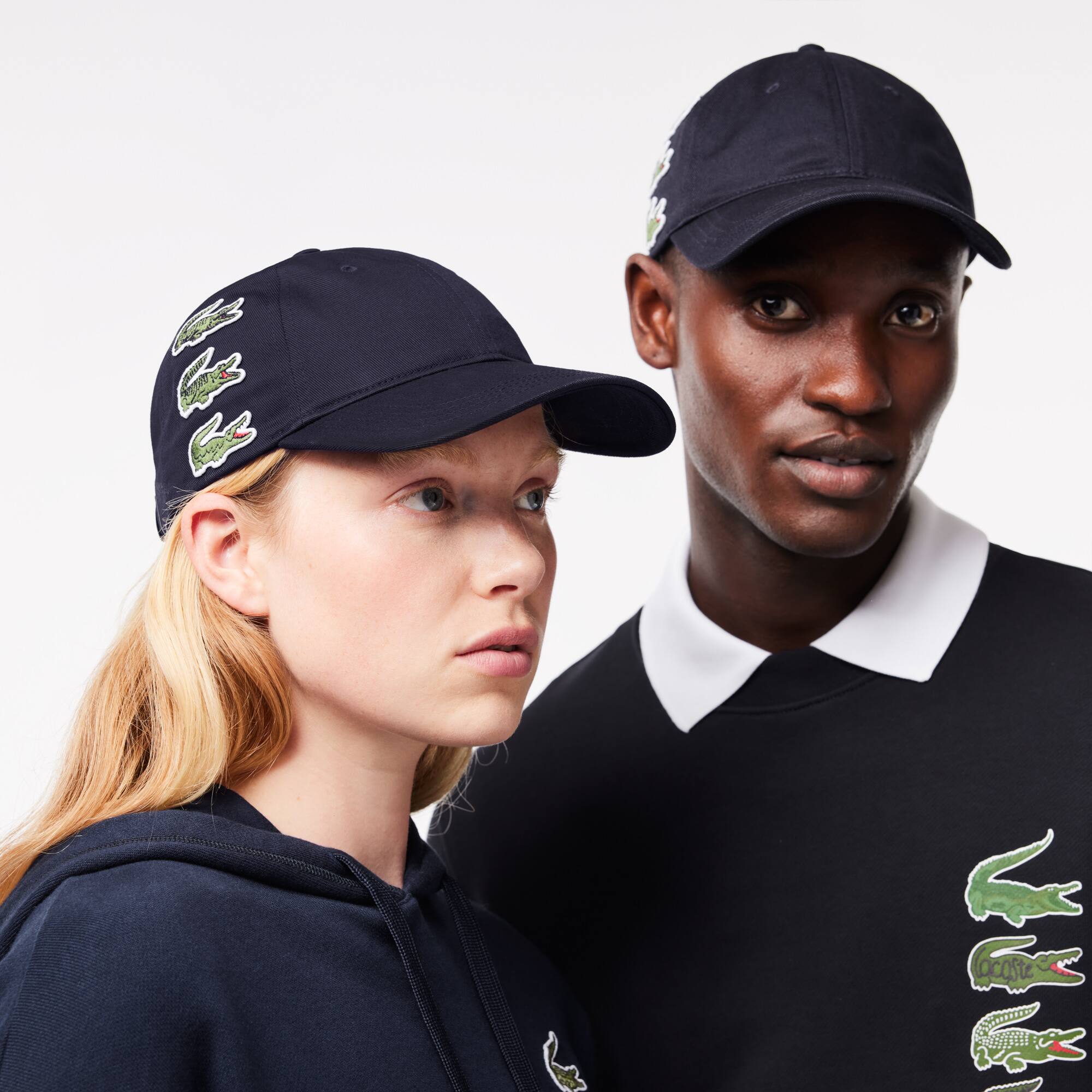 【ストリート好き必見】Lacoste Classic Point Logo Adjust Cap Lacoste Hat Cap Side Croc Logo Adjustable Strapback One Size
