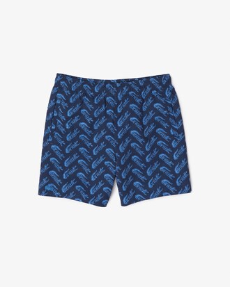 Men&rsquo;s Lacoste Croc Print Swimsuit
