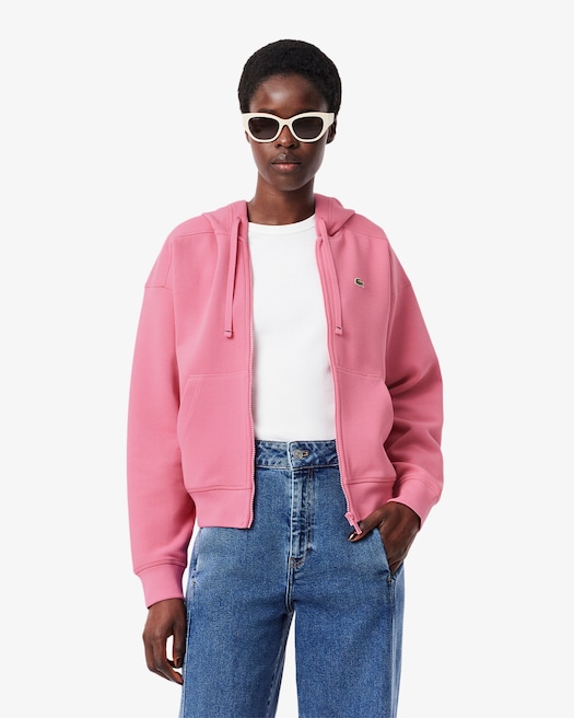 Women's Zip-Up Piqu&eacute; Hoodie