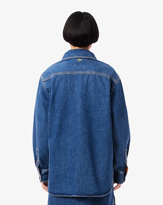 Women's Oversized Denim Overshirt
