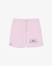 Traje De Ba&ntilde;o Corte Medio Con Estampado De Tenis