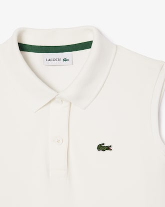 Kids' Sleeveless Stretch Piqué Polo Dress