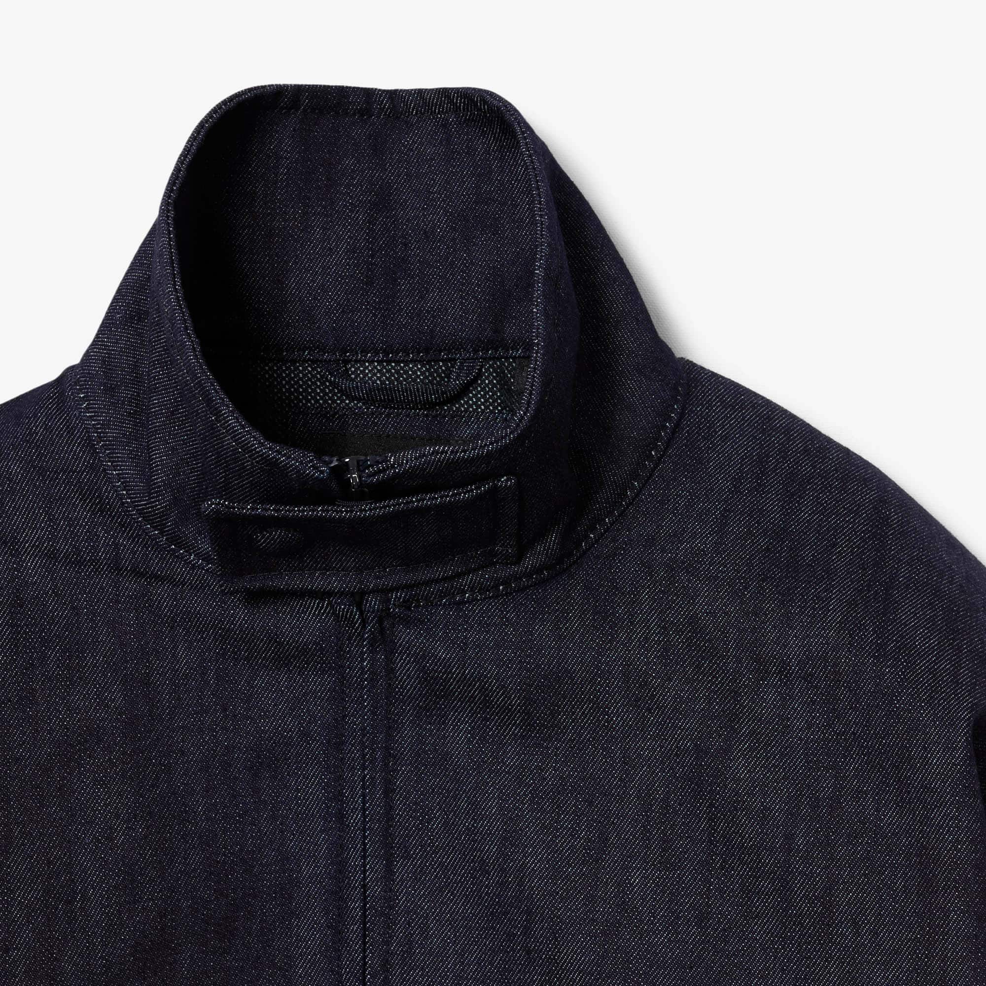 Runway Denim Track Jacket