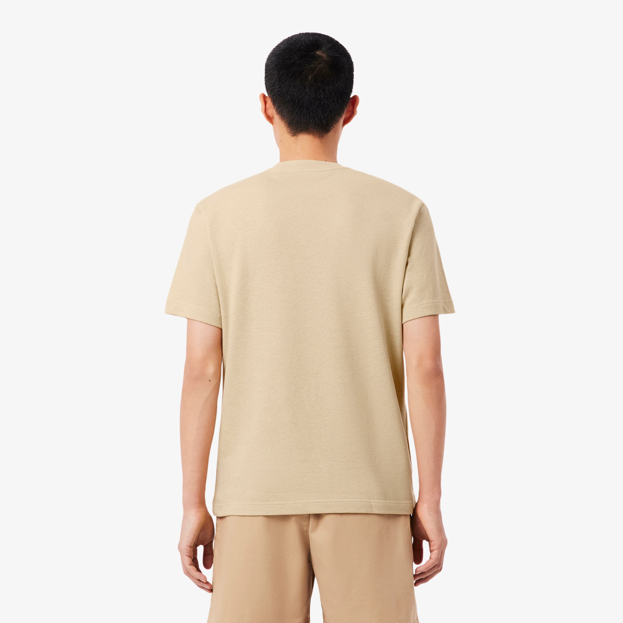 Heavy Cotton and Linen Piqué T-Shirt