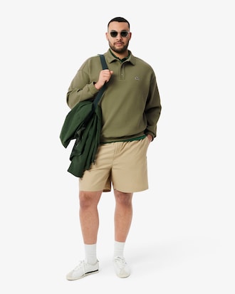 Men's Loose Fit Piqué Sweatshirt