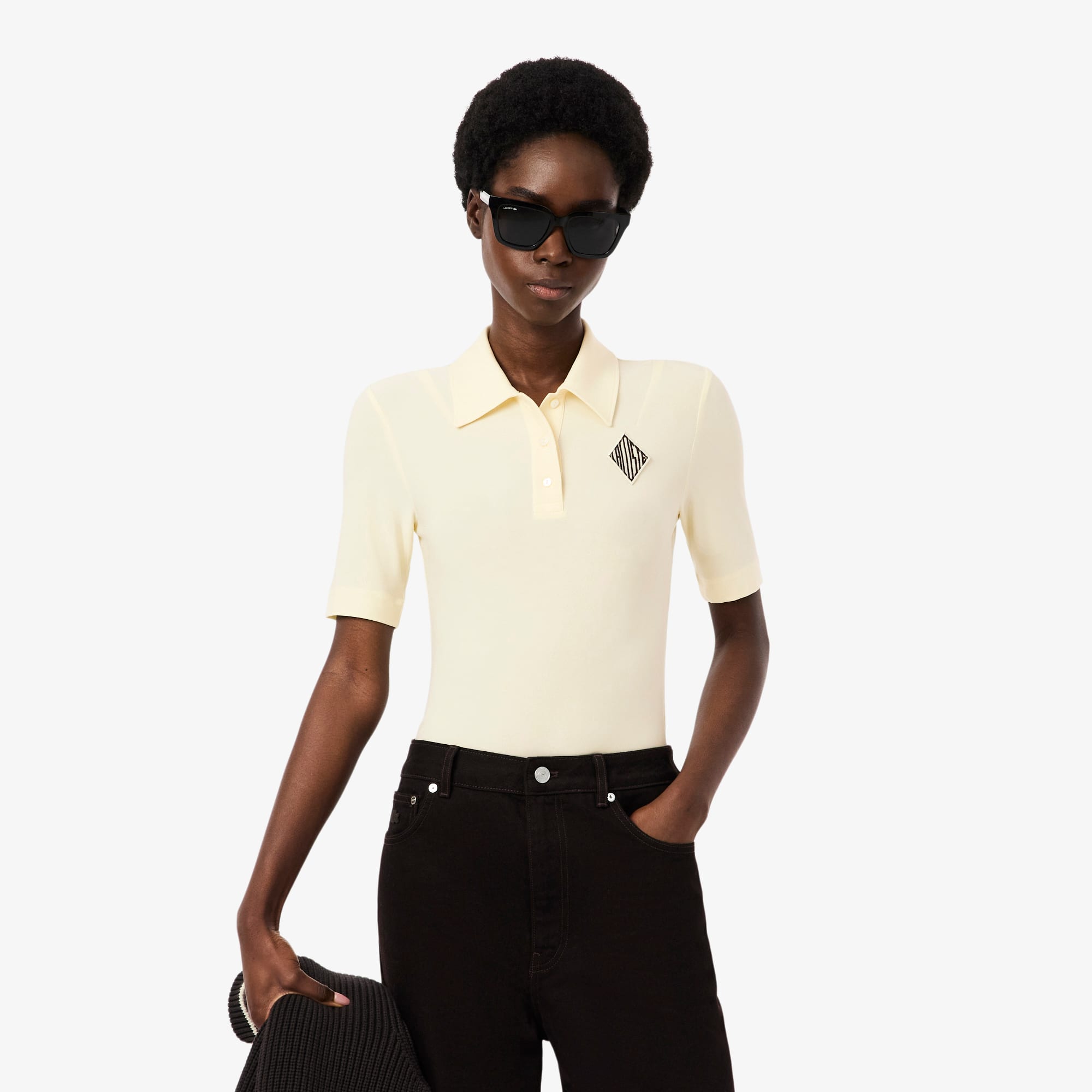 Lacoste Slim Fit Embroidered Polo