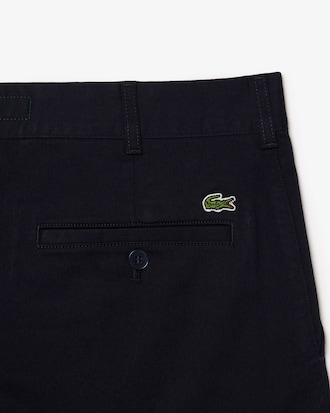 Shorts para hombre de corte slim en algodón elástico