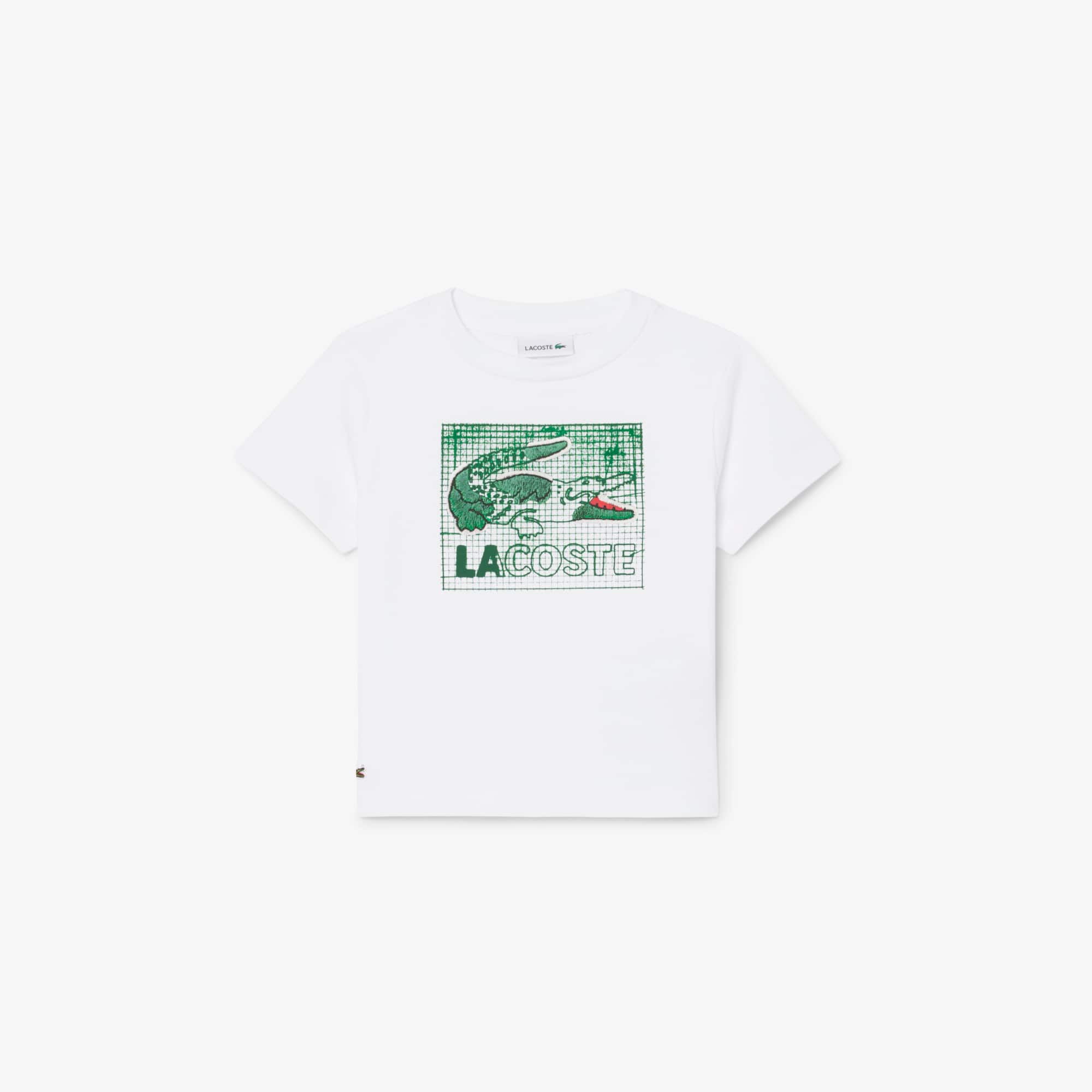 Graphic Print Cotton T-Shirt - T-Shirts & Tops - New In 2026 | Lacoste