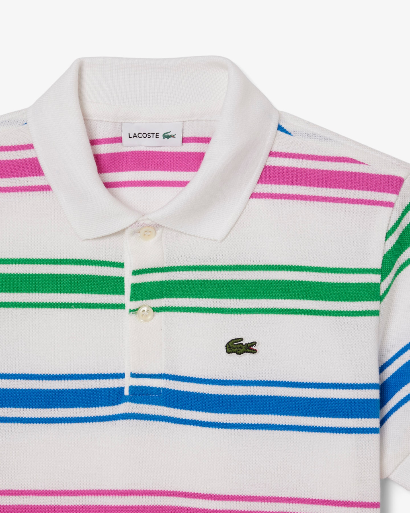 Kids' Striped Petit Piqué Polo