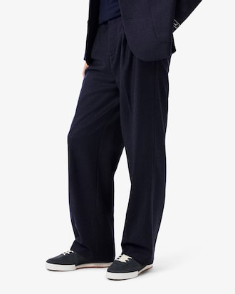 Men's Straight Fit Felted Wool Pants