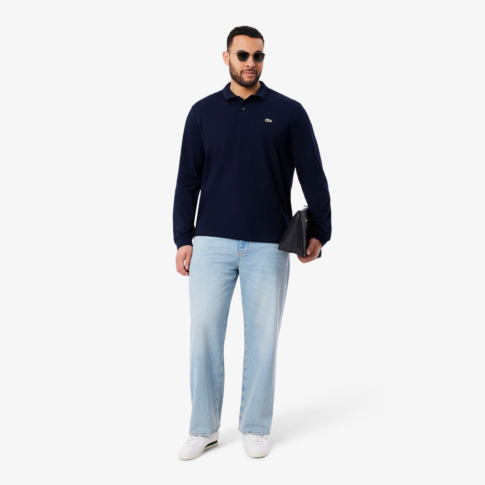 Men's Classic Fit Long Sleeve L.12.12 Polo - Polo Shirts - New In