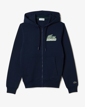 Men&rsquo;s Unbrushed Fleece Zip-Up Hoodie