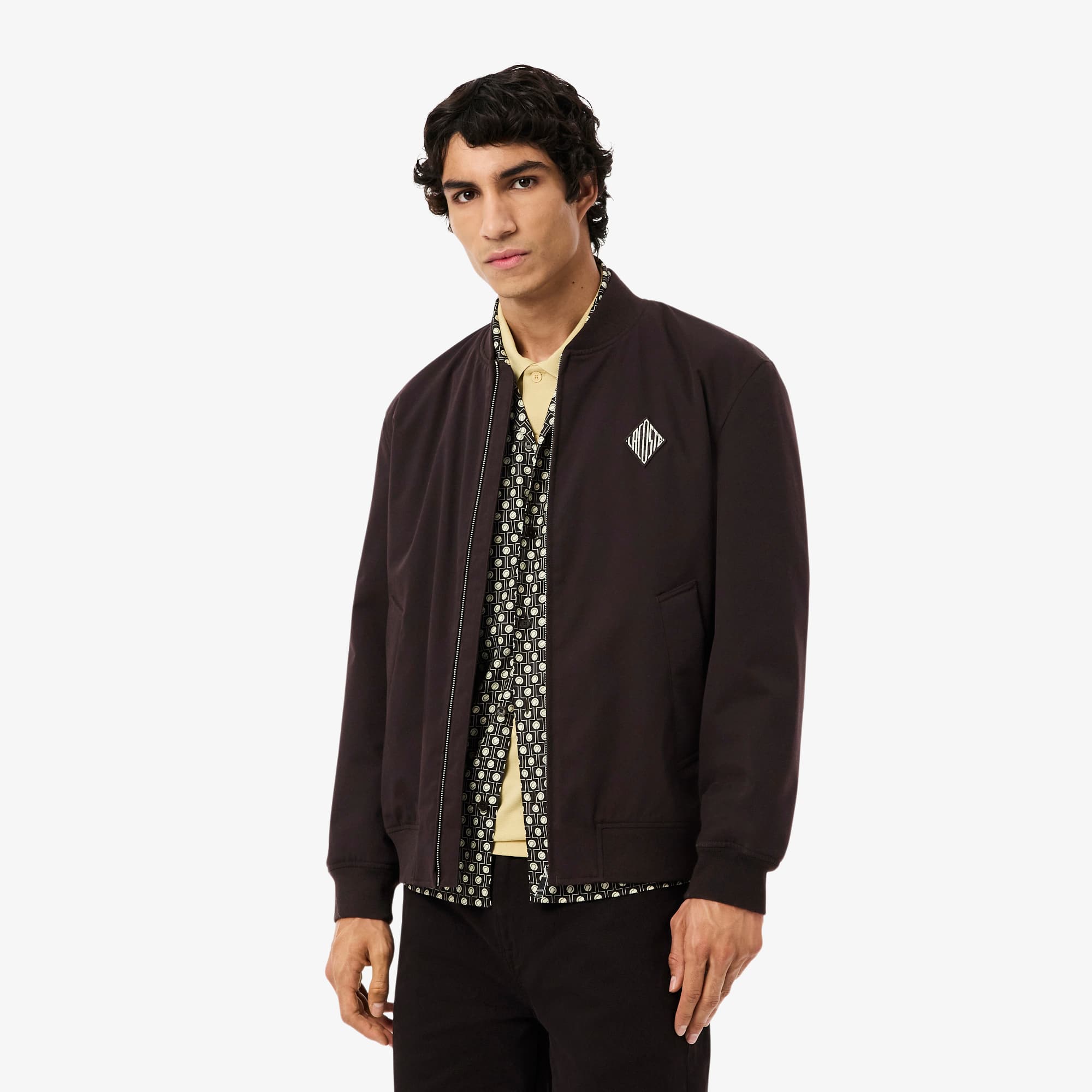 Retro Badge Water-Repellent Bomber Jacket - Jackets & Coats - New