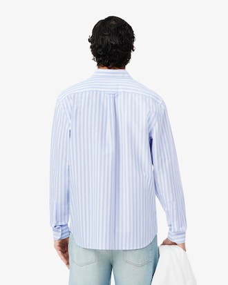 Men's Regular Fit Striped Oxford Shirt
