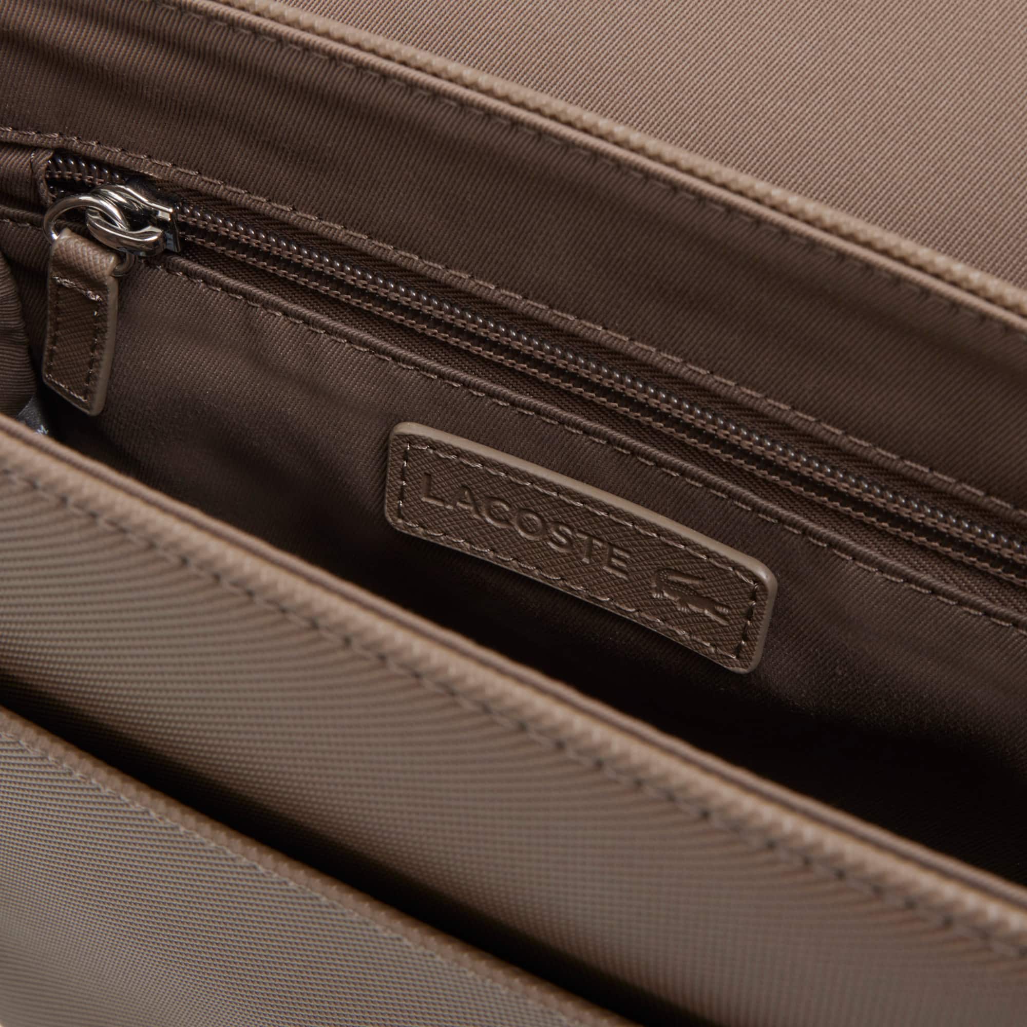 LACOSTE ダークブラウン レザー　ビジネスバッグ　未使用品 Classic Flap Close Shoulder Bag - Bags - New In 2026 | Lacoste