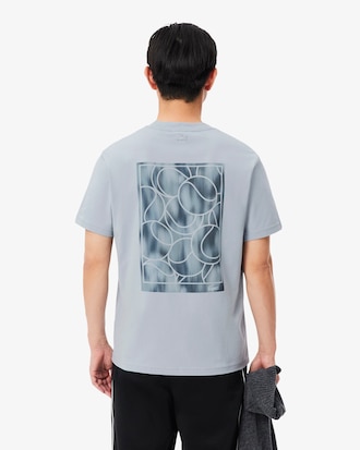 Playera de Tejido Jersey con Estampado de Tenis