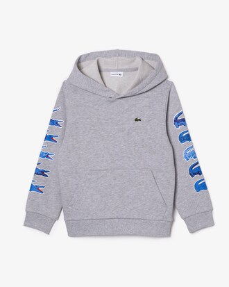 Kids' Contrast Crocodile Hoodie
