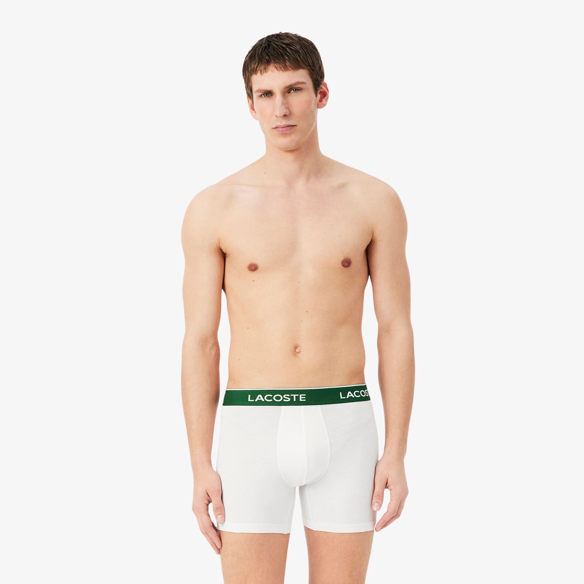 LACOSTE  BOXER  BRIEF  3PACK 　新品　未使用 Men's Cotton Jersey Boxer Briefs 3-Pack - Underwear & Loungewear