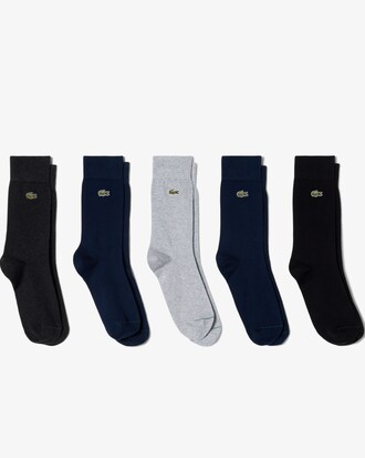 Calcetines unisex de algod&oacute;n, paquete de 5