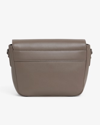 Ossian Flap Close Leather Satchel
