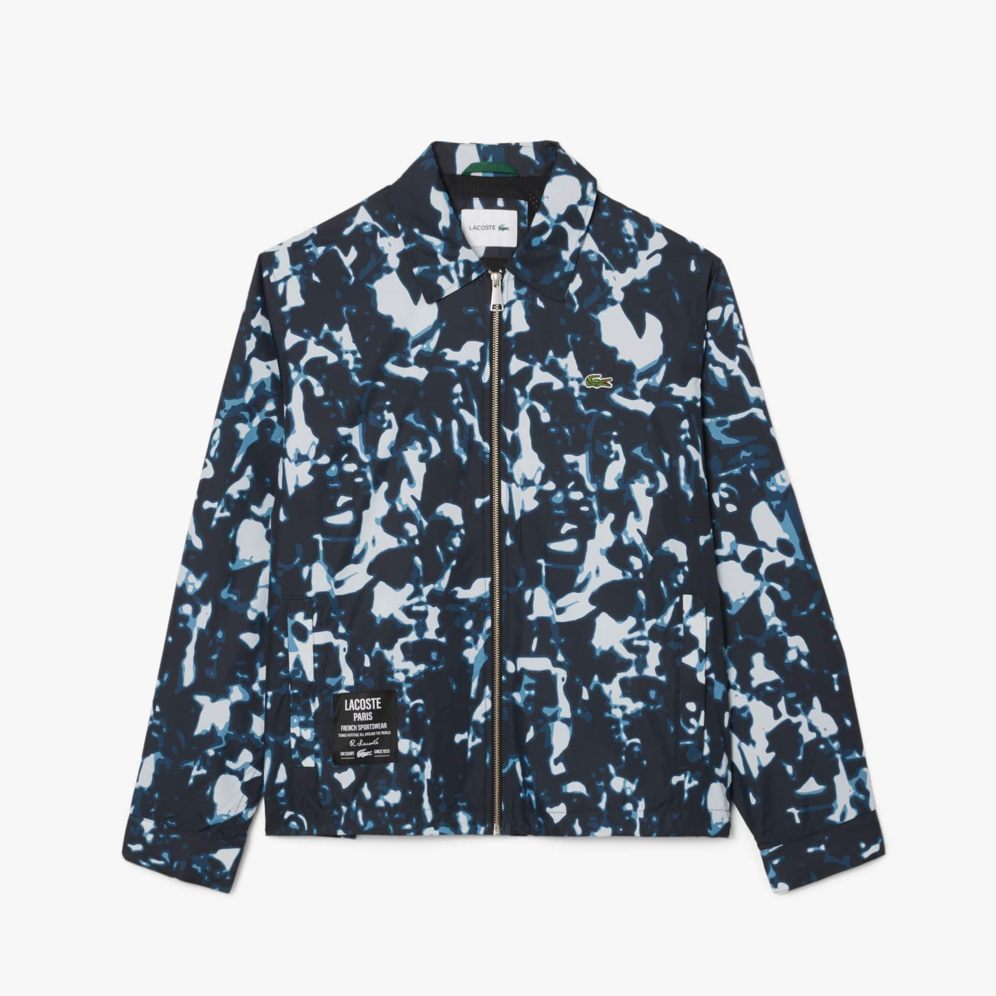 Men's Print Motif Water-Repellent Windbreaker - Jackets & Coats