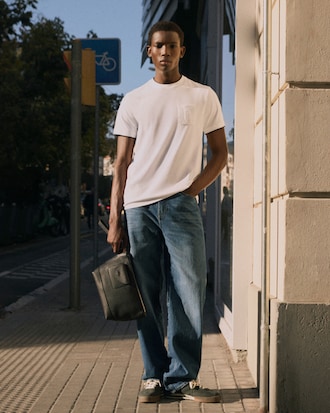 Men's 5-Pocket Straight Cut Indigo Jeans