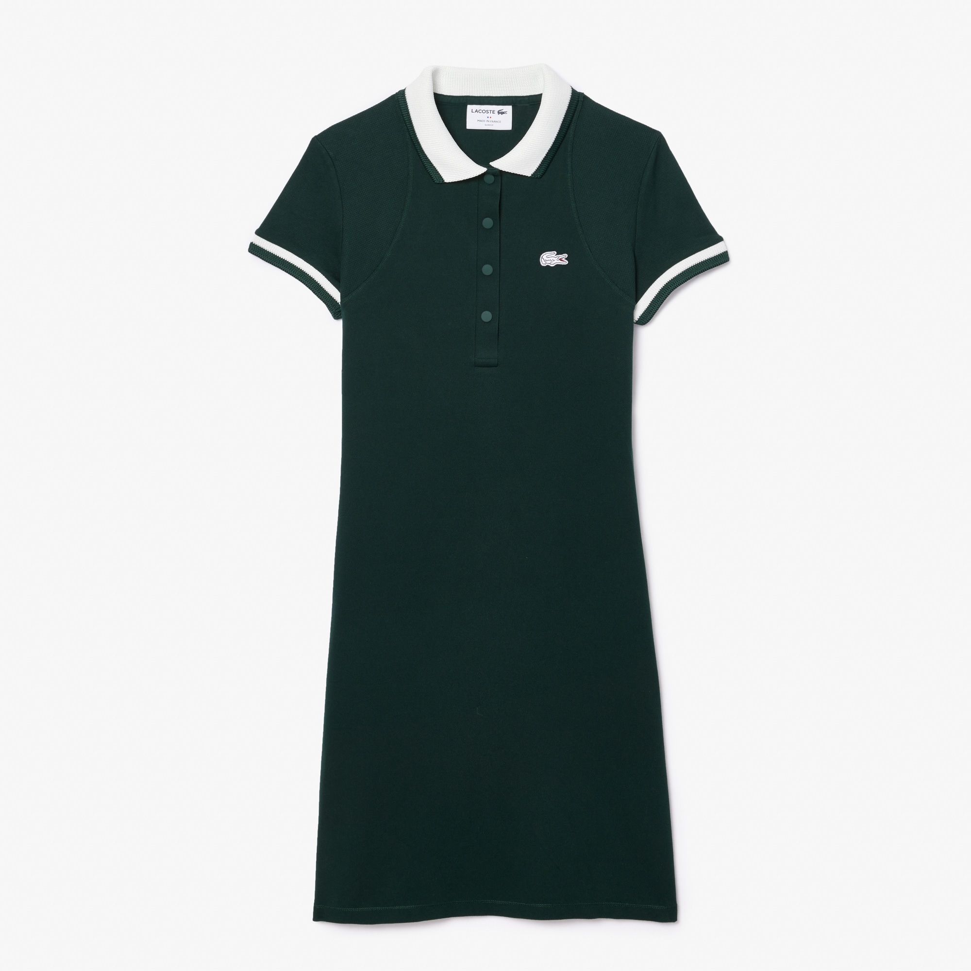 #Lacoste ポロワンピース 明るい緑　styled in France Lacoste ポロワンピース 明るい緑styled in France | ヤマダウェブコム