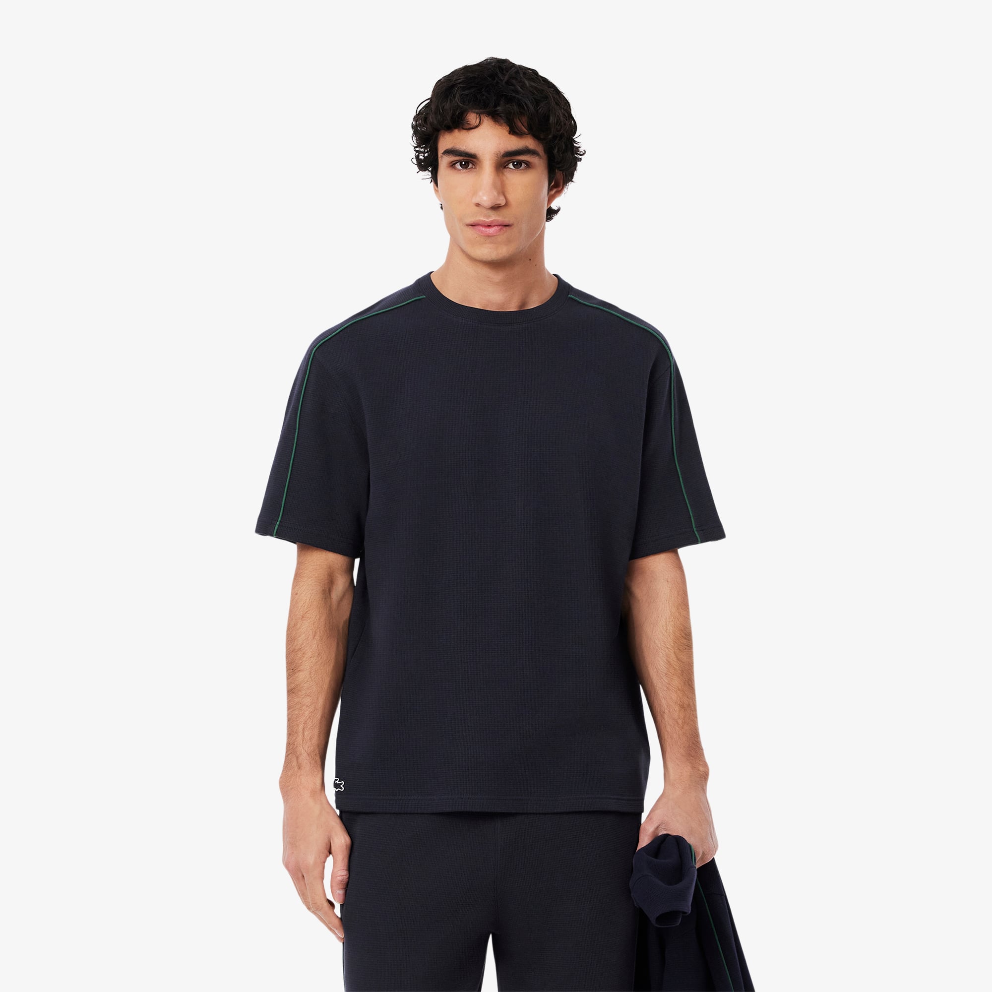 Men's Textured Lounge T-Shirt - T-shirts - New In 2026 | Lacoste