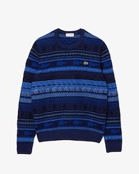 Men's Fair Isle Alpaca and Wool Blend Sweater
