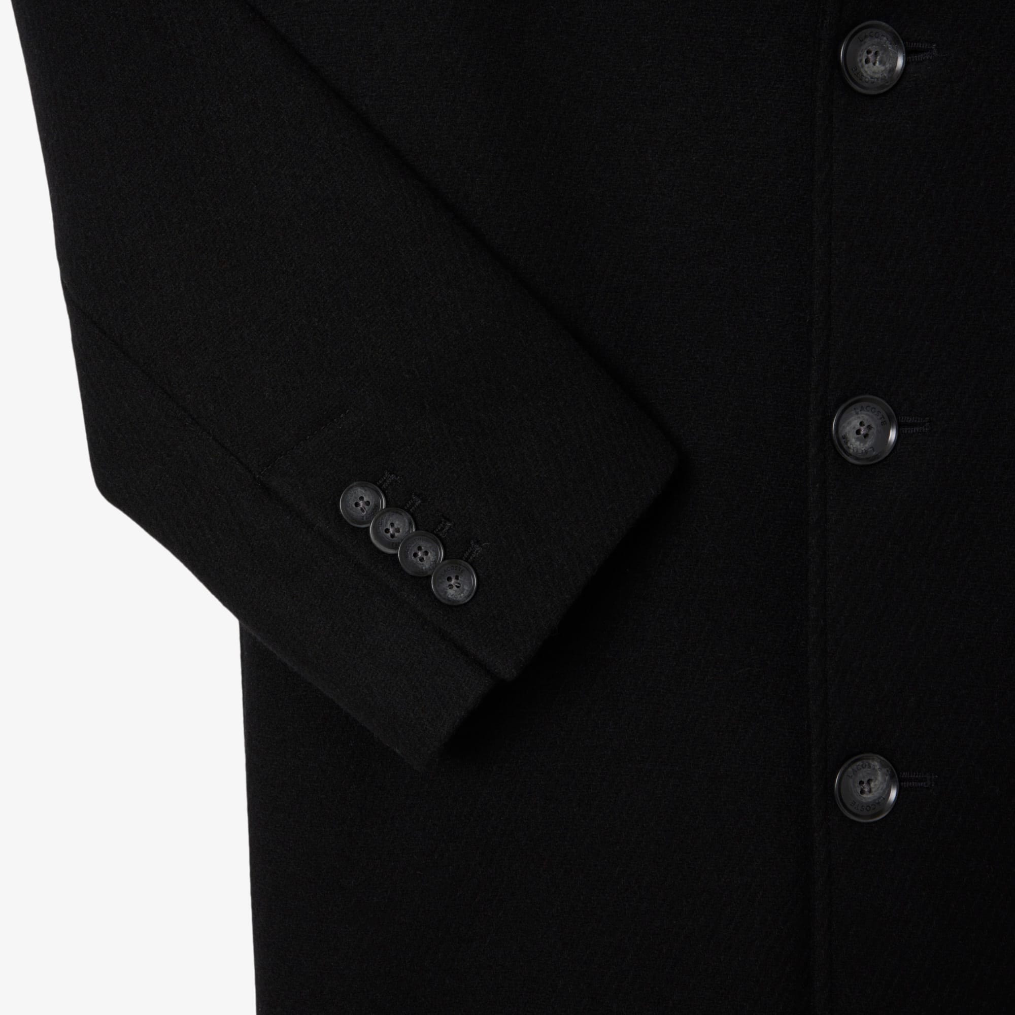 Men's Wool Chesterfield Coat - Jackets & Coats - New In 2026 | Lacoste