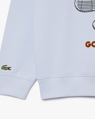 Sudadera Relaxed Fit Con Motivos De Piqu&eacute;