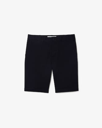 Shorts para hombre de corte slim en algodón elástico