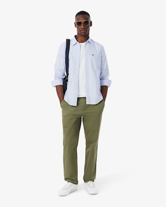 Men's Regular Fit Striped Oxford Shirt