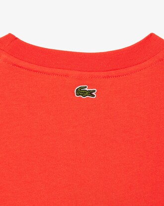 Kids&rsquo; Contrast Print Cotton Jersey T-shirt