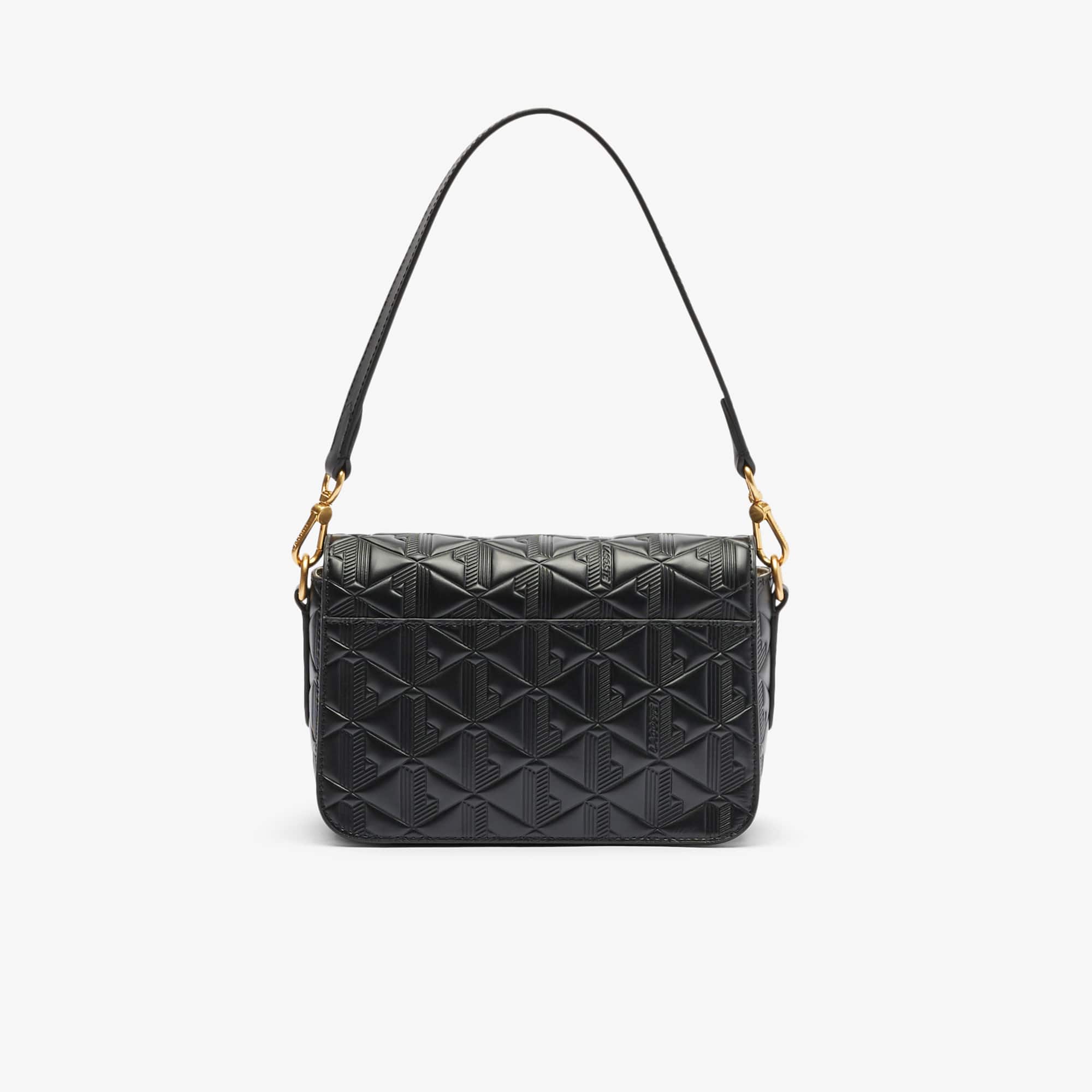 Maheki Embossed Leather Shoulder Bag - Bags - New In 2026 | Lacoste