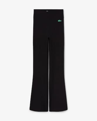 Women's Lacoste x Bandier Ribbed Flare Pants